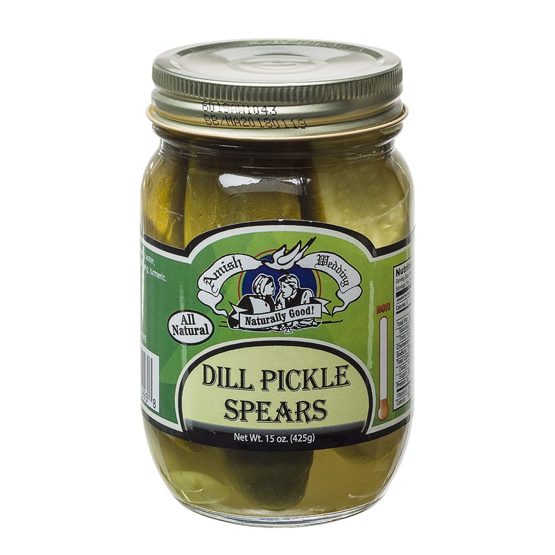 Amish Wedding Dill Pickle Spears 15 Ounces (Pack Of 2)