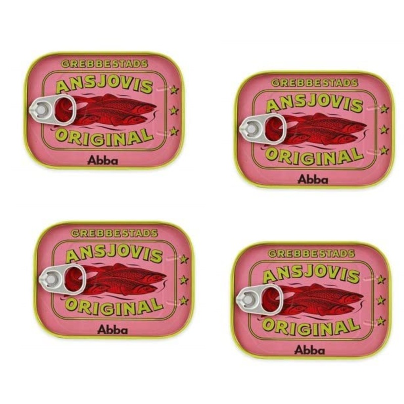 Anchovy Style Sprats Fillets By Abba 4.4 Ounces - 4 Pack