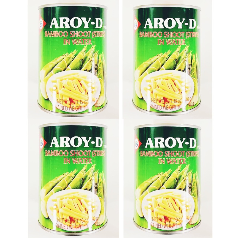 Bamboo Shoot Strips In Water, 19 Oz, Pack Of 4