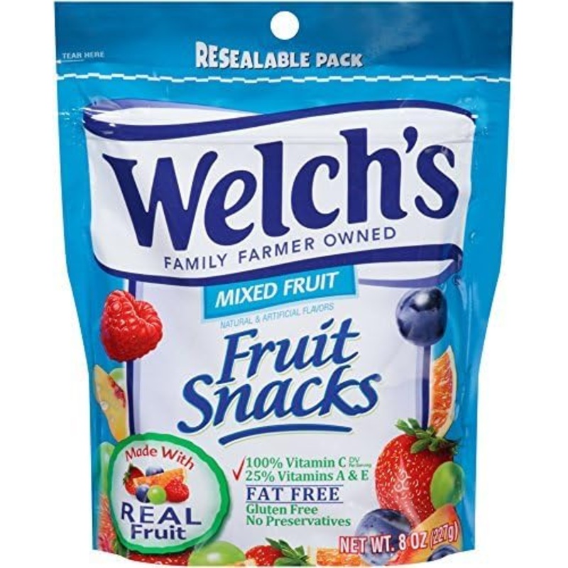 Welchs Fruit Snacks, Mixed Fruit, 8 Ounce - 4 Pack
