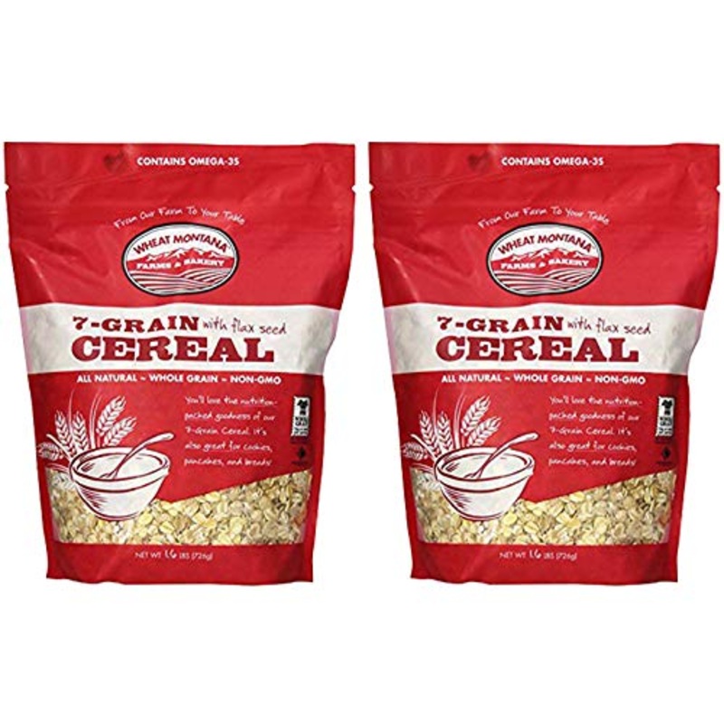 Wheat Montana 7 Grain with Flax Seed Cereal, 1.6 lb (Pack of 2)