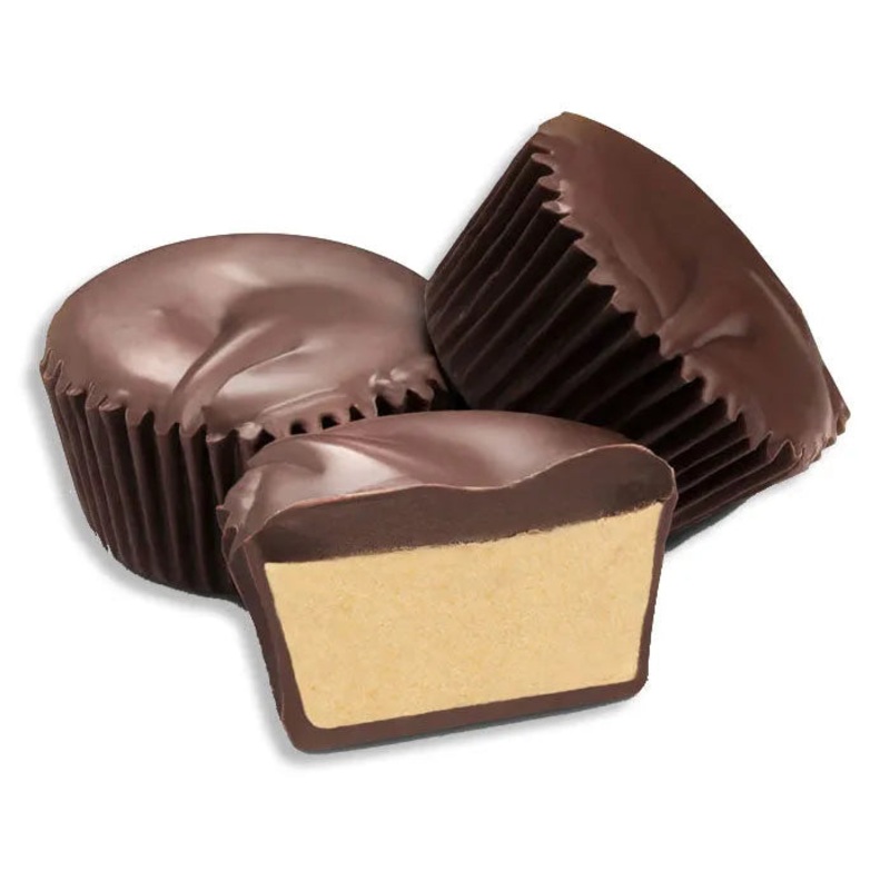 Albanese Giant Dark Chocolate Peanut Butter Cups: 10LB Bag