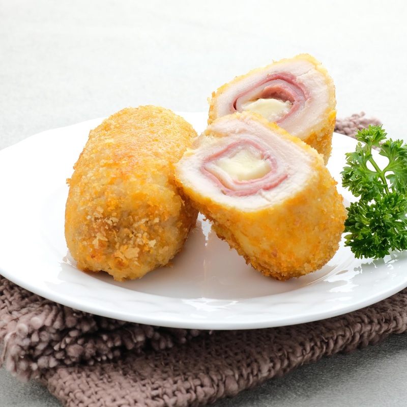 Today Gourmet Foods Of Nc- Uncooked Homestyle Breaded Cordon Bleu Boneless Chicken Breasts 24-7Oz Portions