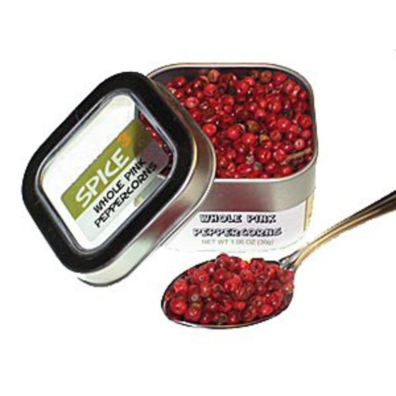 Whole Pink Peppercorns Tin