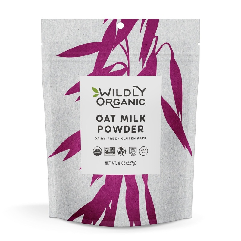 Wildly Organic Oat Milk Powder, 8 Oz Bag - Organic, Dairy-Free, Lactose-Free, Vegan, Gluten-Free, Plant-Bassed, Resealable Packa