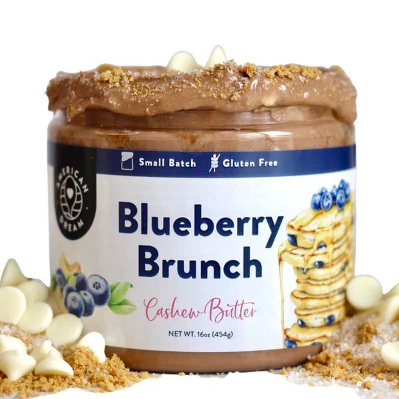 American Dream Nut Butter - Gluten-Free Blueberry Brunch Cashew Butter