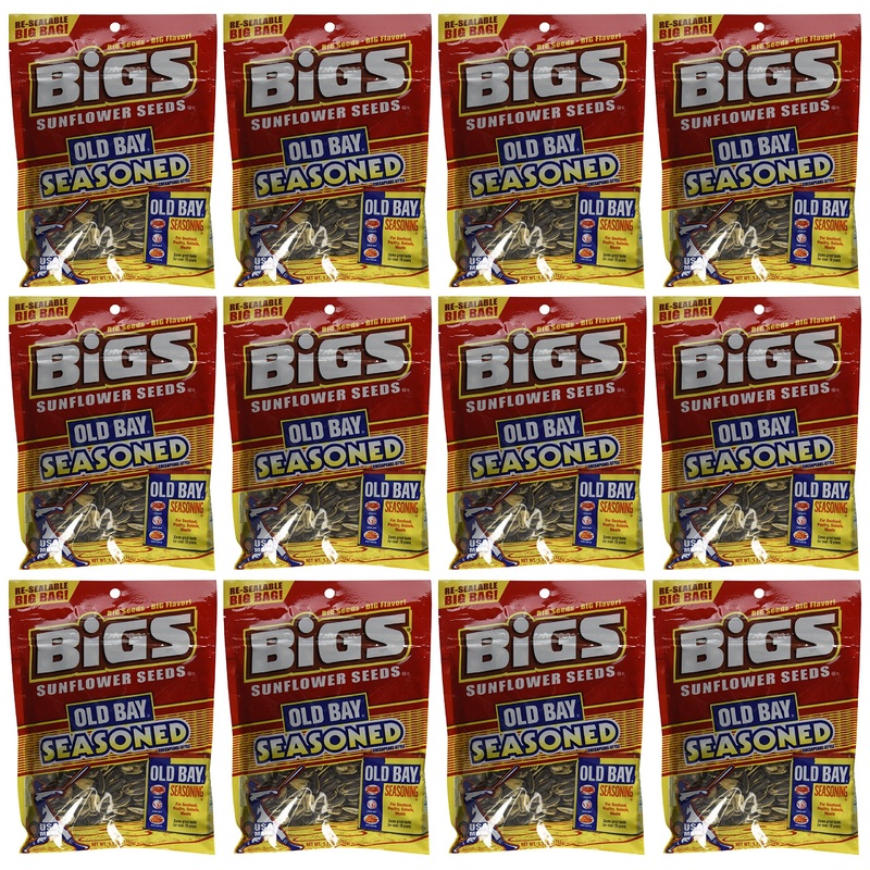Bigs Old Bay Catch Of The Day Seasoned Sunflower Seeds, 5.35 Ounce -- 12 Per Case