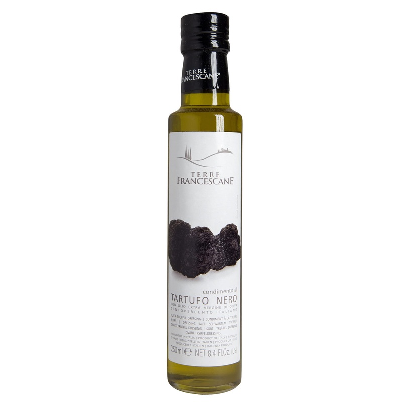 Black Truffle Dressing With 100% Italian Extra Virgin Olive Oil - 250Ml - 8.45 Fl Oz | Directly Imported From Selected Artisanal