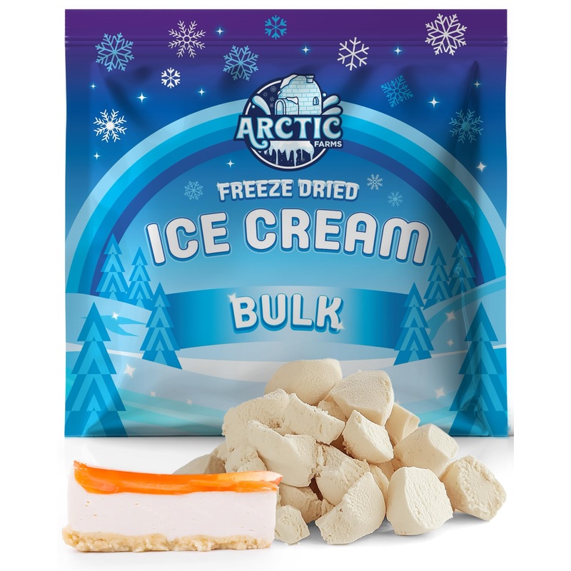 Arctic Farms Freeze Dried Ice Cream Bits Bulk - Does Not Melt (Cheesecake) (1Lb)