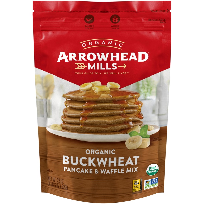 Arrowhead Mills Buckwheat Pancake & Waffle Mix, 22 Oz Bag (Pack Of 6)