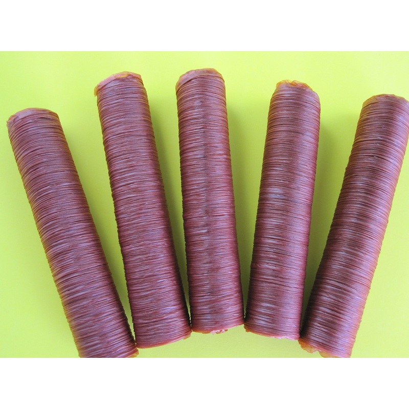 19 Mm Slim Snack Stick Casings For Homemade Snack Sticks. Beef Collagen. 5 Strands Per Pack