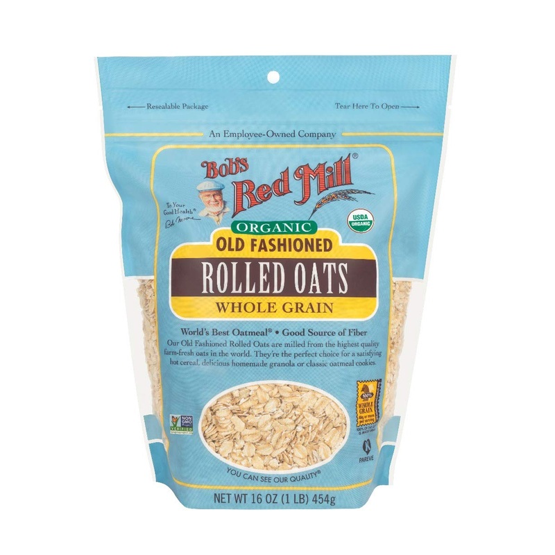 Bob'S Red Mill Organic Oats Rolled Regular, 16 Ounce (Pack Of 4)
