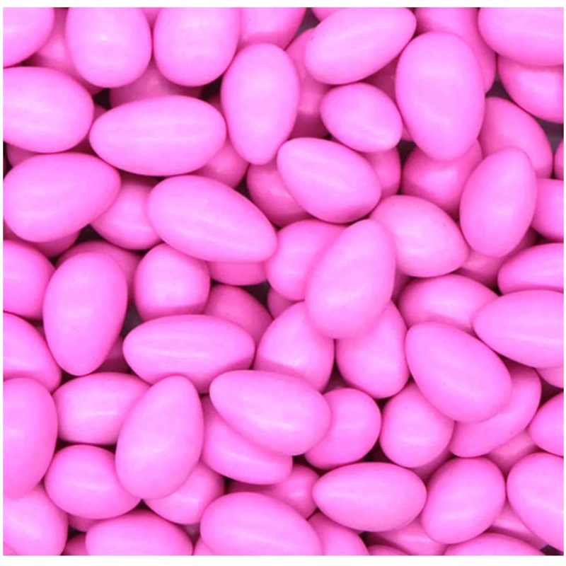 The Nutty Fruit House Jordan Almond Pastel Candy (Pink, 1 Pound (Pack Of 1))
