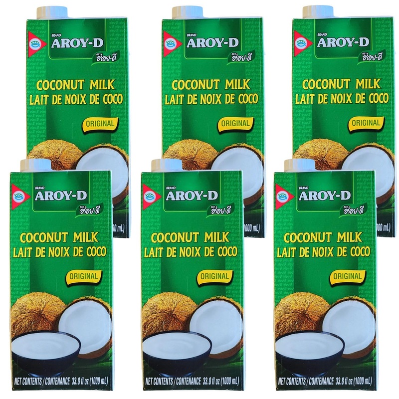 Aroy-D Coconut Milk Lait De Noix De Coco, Rich & Creamy, Ideal For Curries, Dessert, Beverages, And Other Preparation, 33.8 Fl O