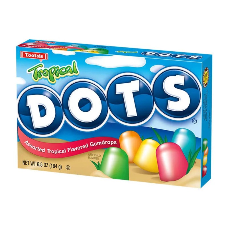 Tropical Dots Candy 6.5-Ounce Packs: 12-Piece Box