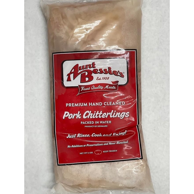 Aunt Bessie'S Premium Hand Cleaned Pork Chitterlings, 5Lb (Pack Of 2)