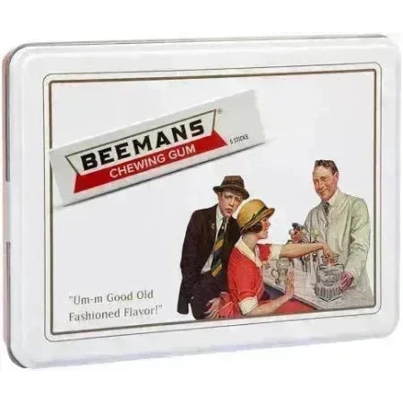 Beemans Chewing Gum 5-Stick Packs: 10-Piece Tin Box