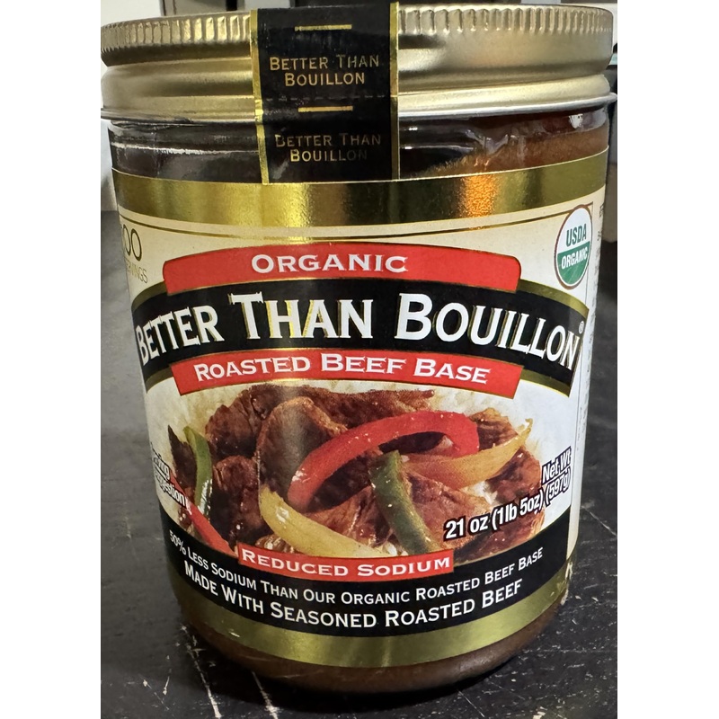 Better Than Bouillon Organic Roasted Beef Base, Made With Seasoned Roasted Beef, Usda Organic 21-Ounce Jar 100 Serving (Pack Of