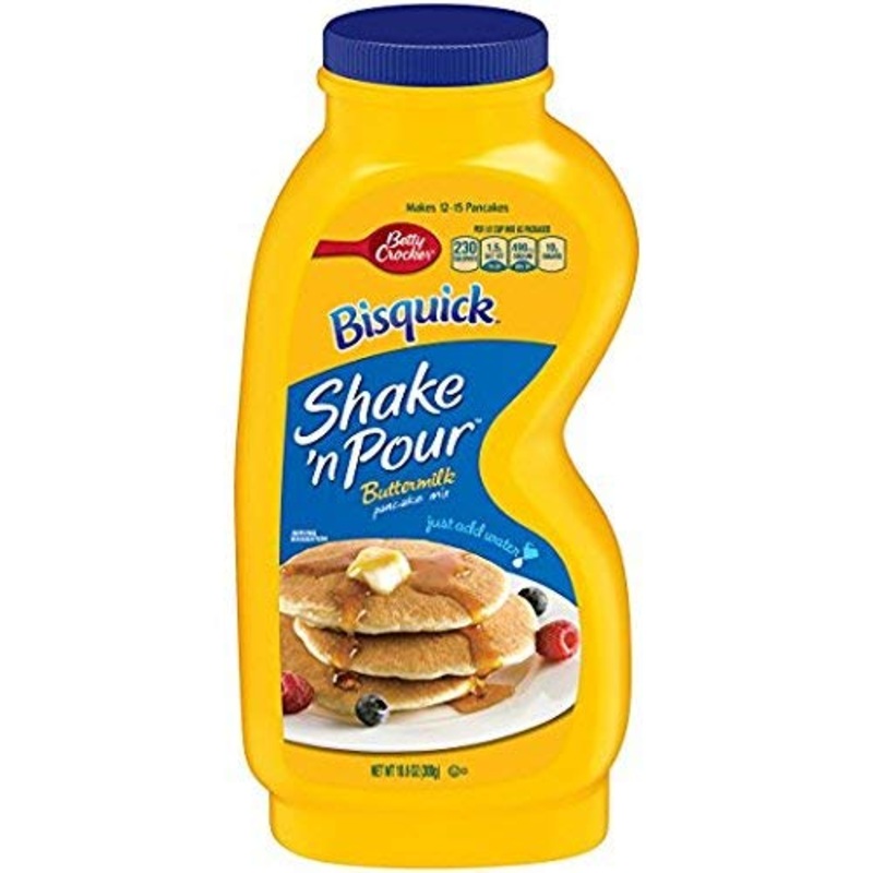 Bisquick Shake 'N Pour Buttermilk Pancake Mix 10.6Oz (4 Pack) By Betty Crocker