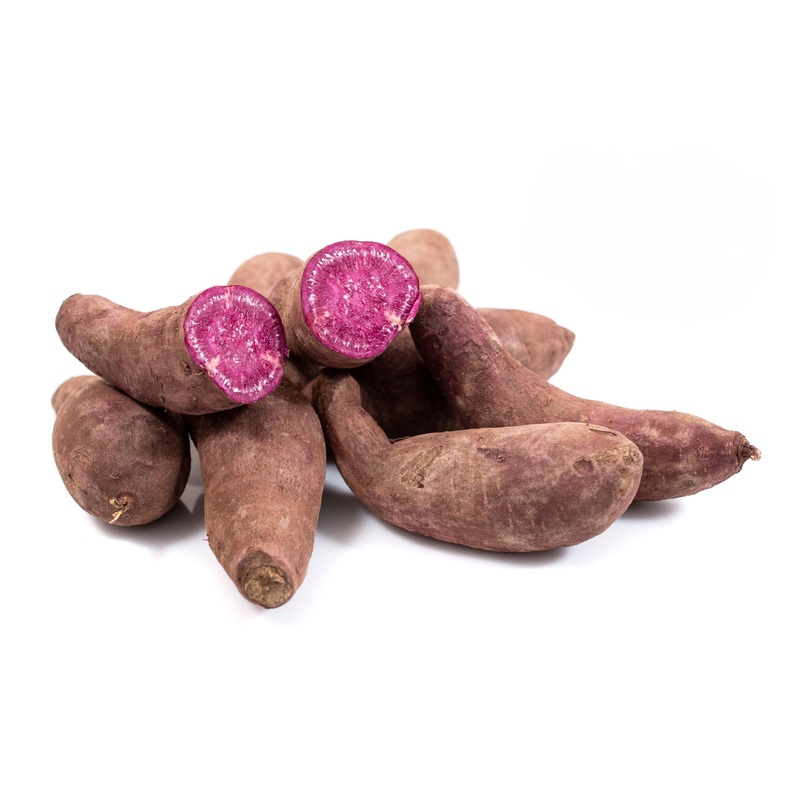 Tropical Importers Organic Purple Sweet Potatoes, Fresh Stokes Variety, 3 Pounds - Healthy, Nutritious Superfood for Cooking and Baking