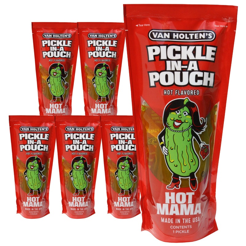 Van Holten'S Pickles - Hot Mama Pickle-In-A-Pouch - 6 Pack