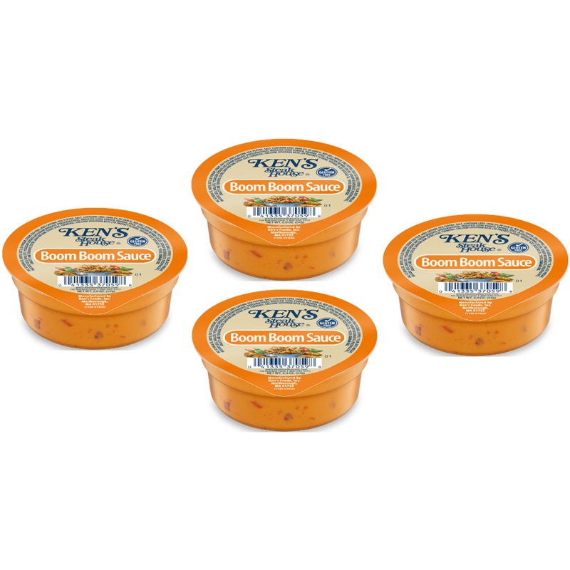 30 Count | Salad Dressing Dipping Sauce Portion Cups | Single Serve Packets (Boom Boom Sauce)