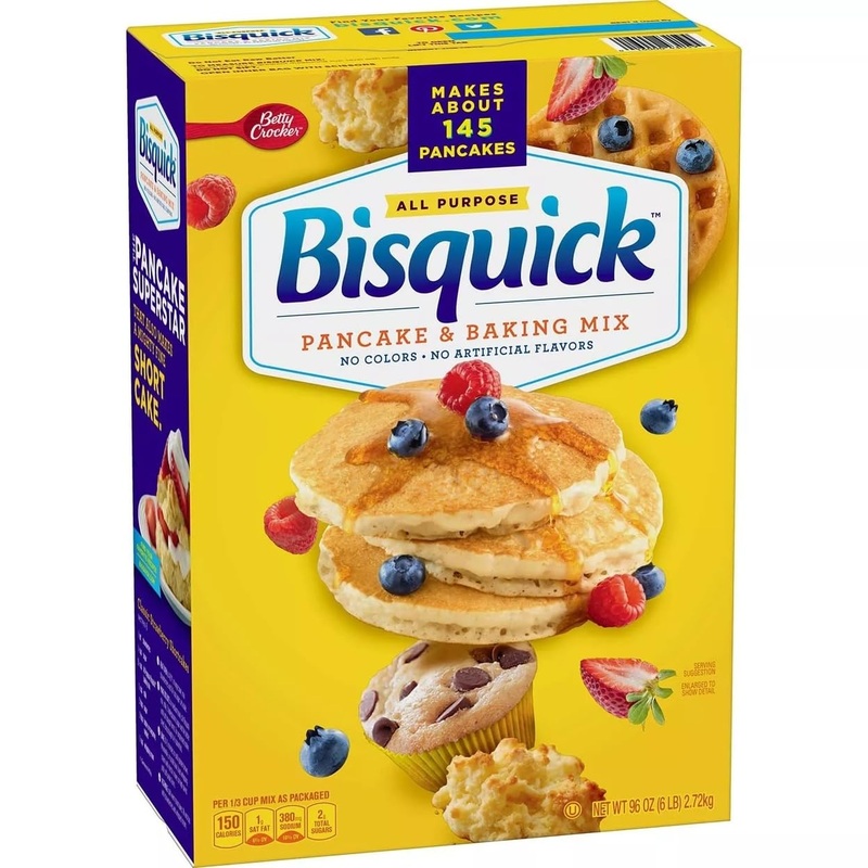 Betty Crocker Bisquick Pancake And Baking Mix, 96-Ounce