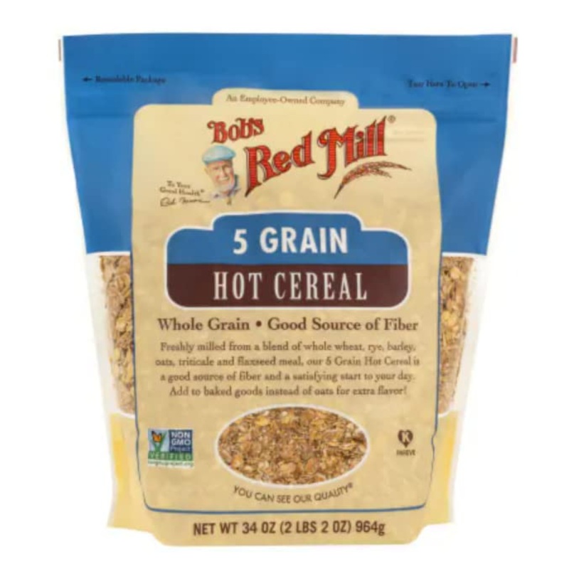 Bob'S Red Mill Cereal Hot 5 Grain, 34 Ounce, Pack Of 4