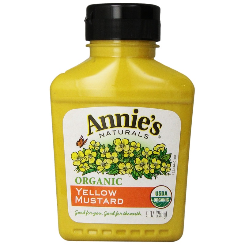 Annie'S Organic Yellow Mustard 9 Oz Bottle