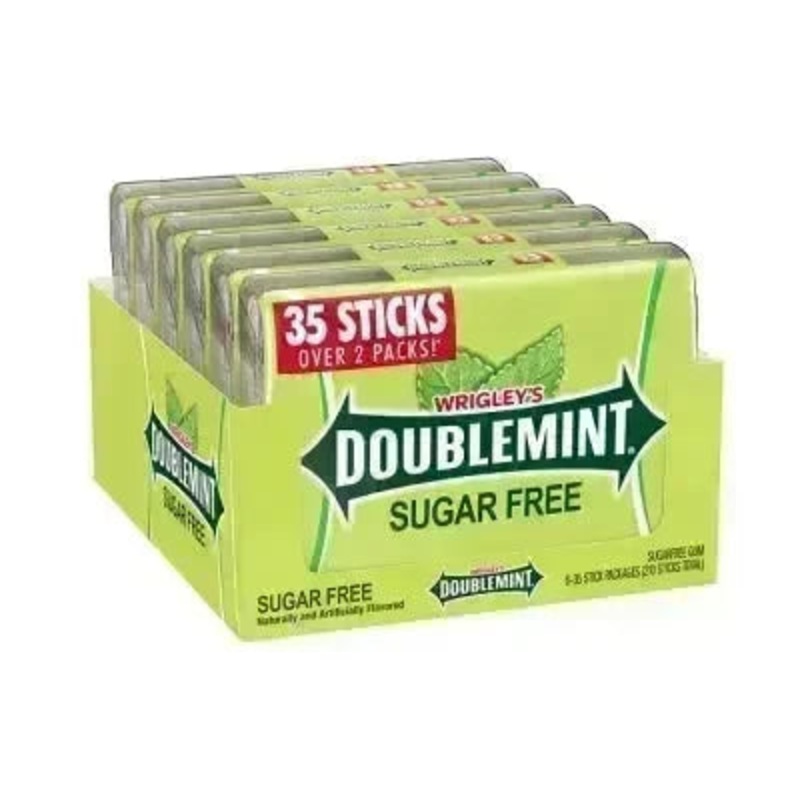 Wrigley's Doublemint Gum Mega Packs: 6-Piece Box