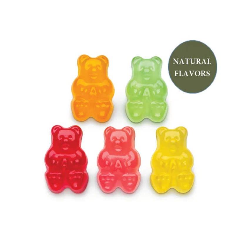 Albanese 5 Natural Flavor Gummi Bears: 5LB Bag