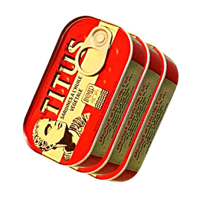 Titus Sardine 125G (3 Packs Of 125G)