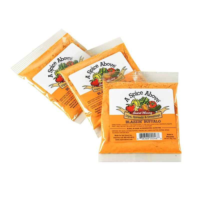 A Spice Above Dip Mix - Blazzin Buffalo | Spicy Gourmet Seasoning & Dip Mix | Perfect For Easy Cooking, Dips, Spreads & Recipes