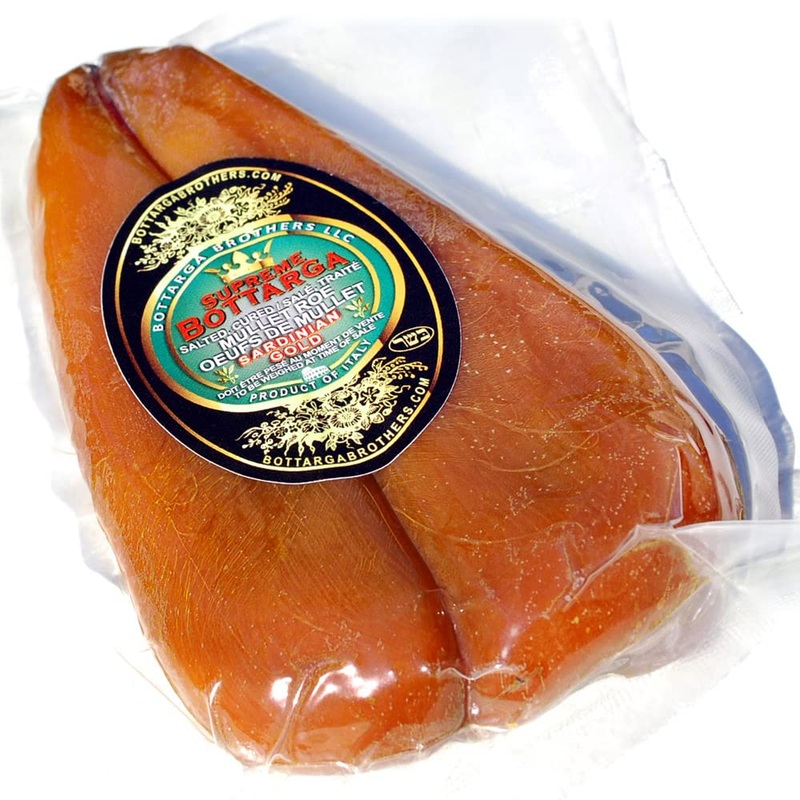 'Sardinian Gold'' - Authentic Sardinian Bottarga/Kosher - Approx. 6.54Oz