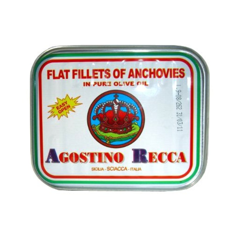 Agostino Recca Anchovies Fillet In Oil - 25 Oz