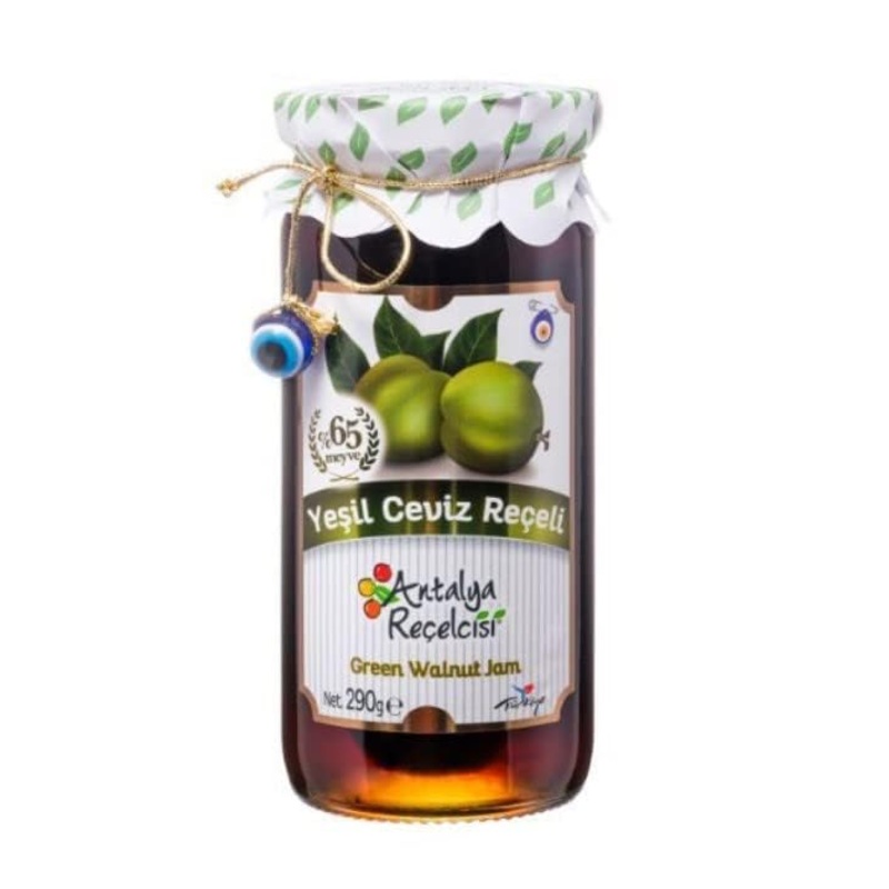 Antalyarecelcisi Green Walnut Jam 290G In Glass Jar