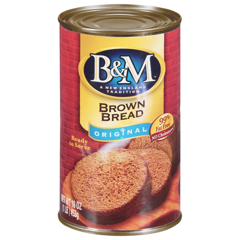 B&M Brown Bread, Original Flavor, 16 oz - 1 lb Pack of 2, Soft & Delicious, Ideal for Sandwiches and Toast