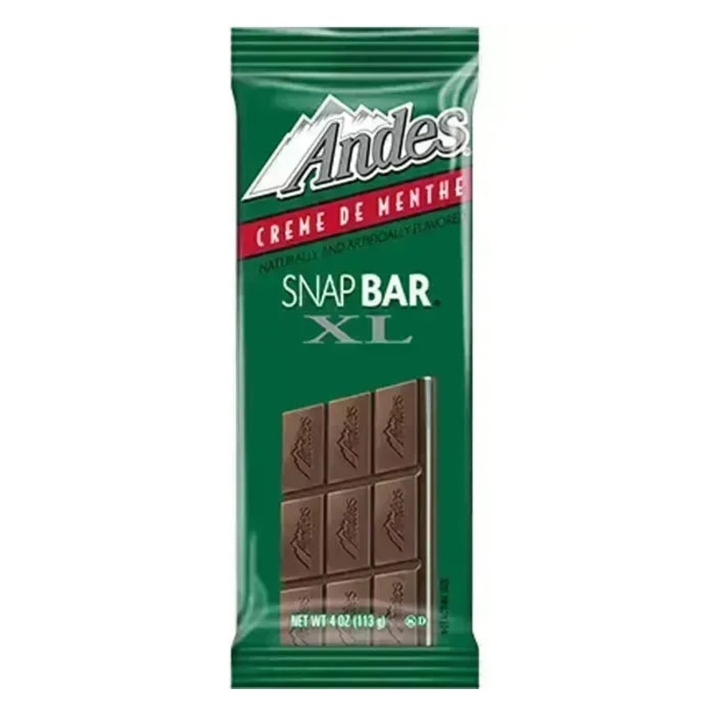 Andes Snap Bar XL Creme De Menthe: 12-Piece Display