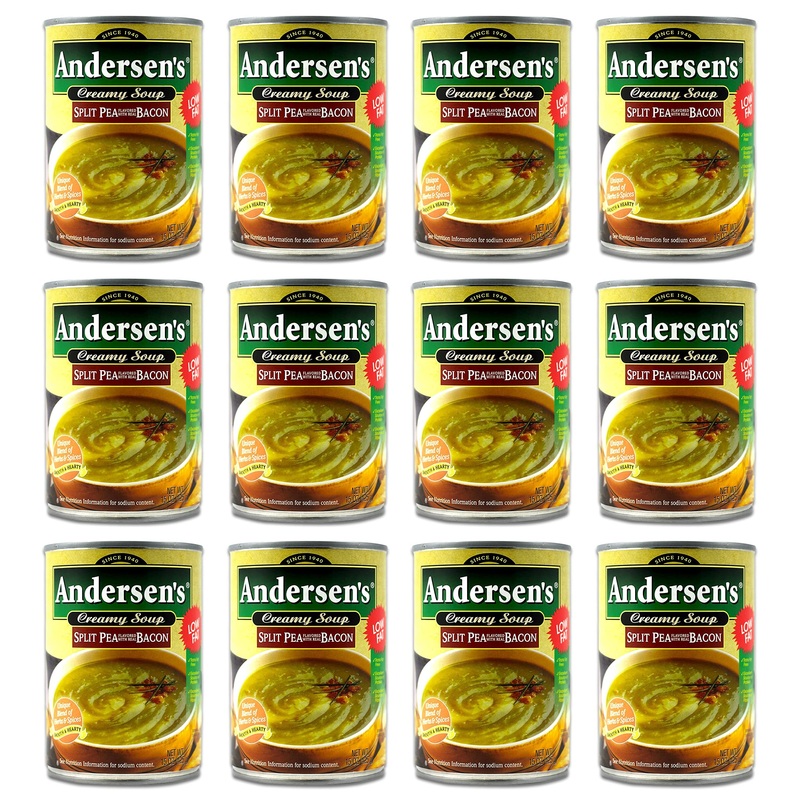 Andersen'S - Split Pea With Bacon Soup - 15 Oz - 12 Pack