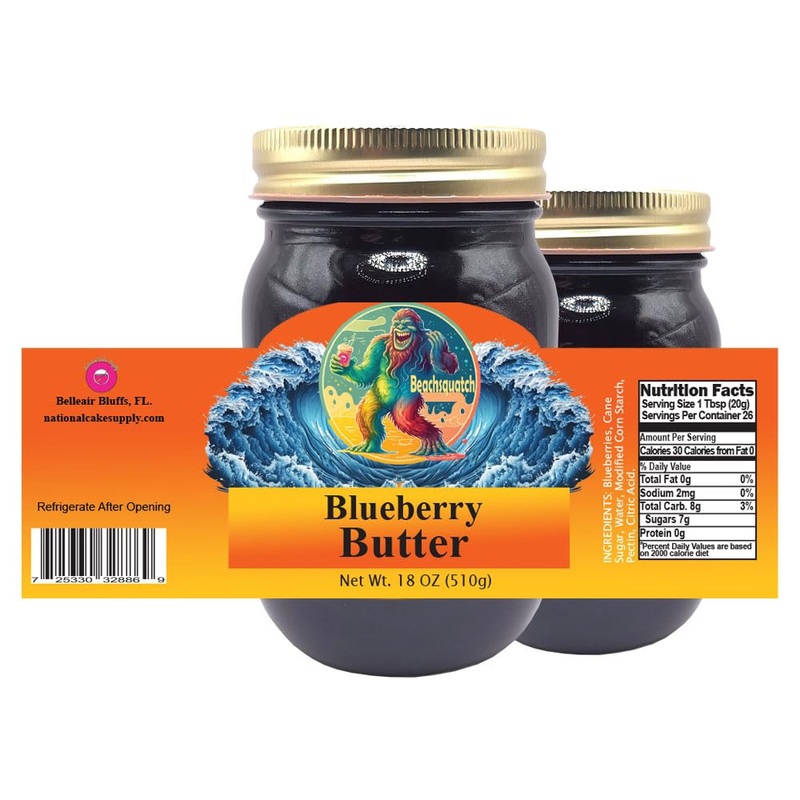 Beachsquatch Blueberry Butter, 19 Ounces - 2 Pack
