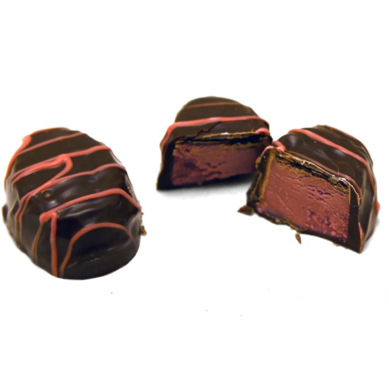 Asher Dark Chocolate Raspberry Creams With Pink String  6lbs