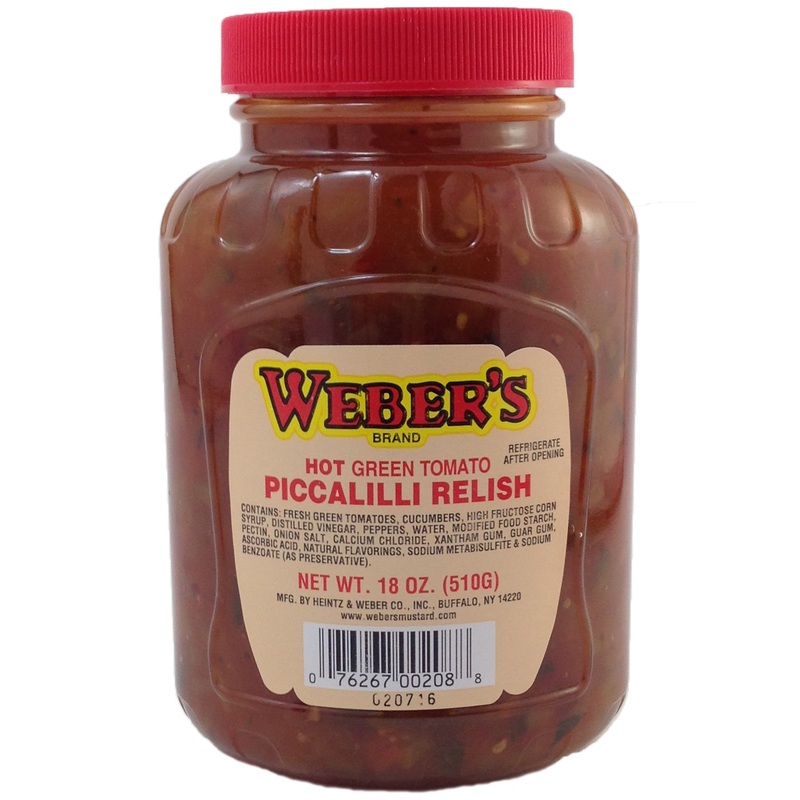 Weber'S Hot Green Tomato Piccalli Relish - 18 Oz