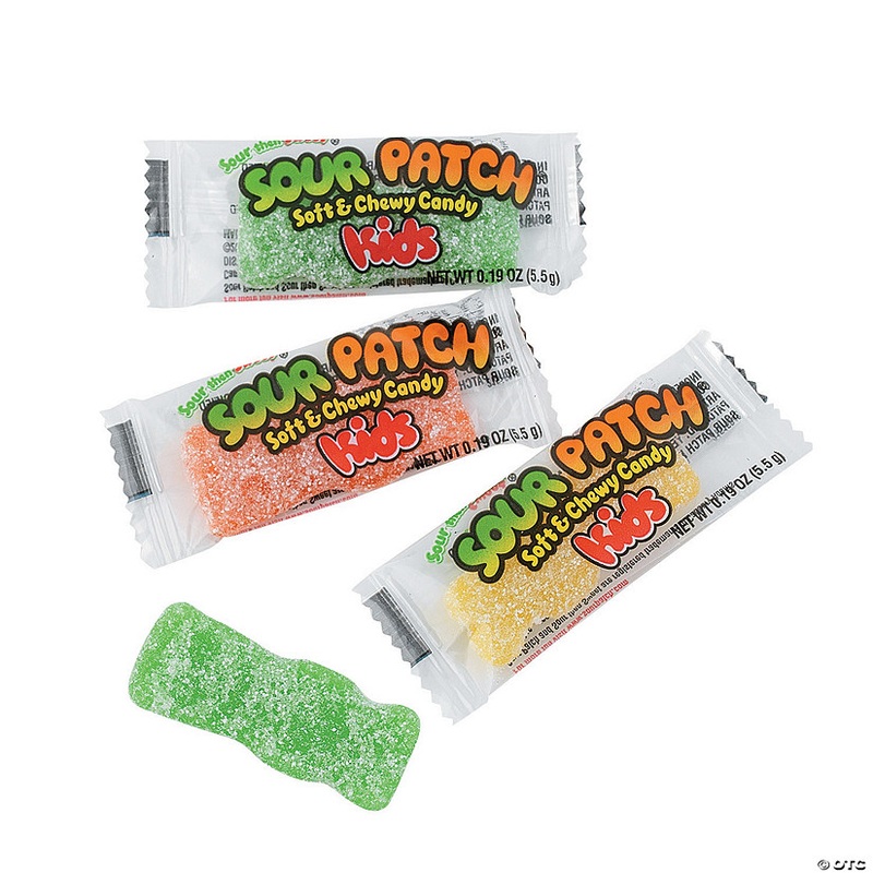 1 Lb. Sour Patch Kids Soft & Chewy Candy Packs - 80 Pc.