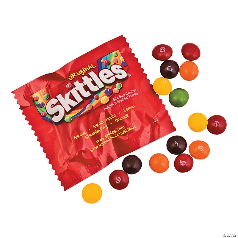 13 oz. Original Skittles Fun Size Fruit Candy Packs - 24 Pc.