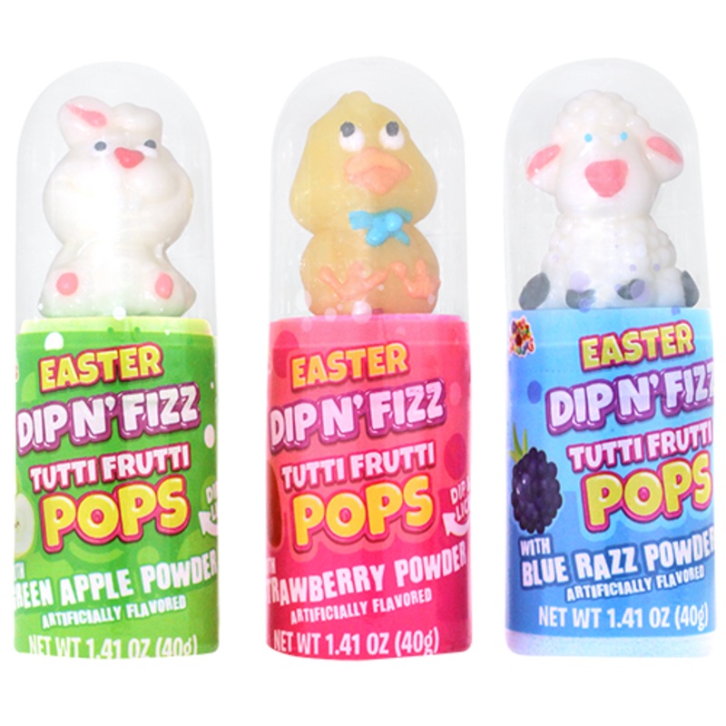Albert's Easter Dip N' Fizz Assorted Pops 1.41 oz.