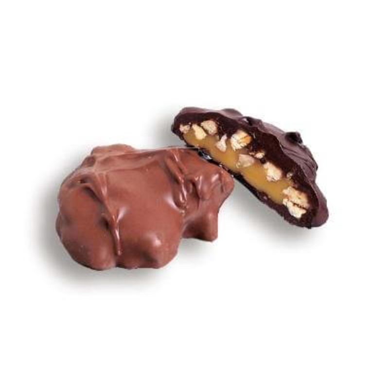 Asher Sugar Free Dark Chocolate Pecan Caramel Patties 5lb