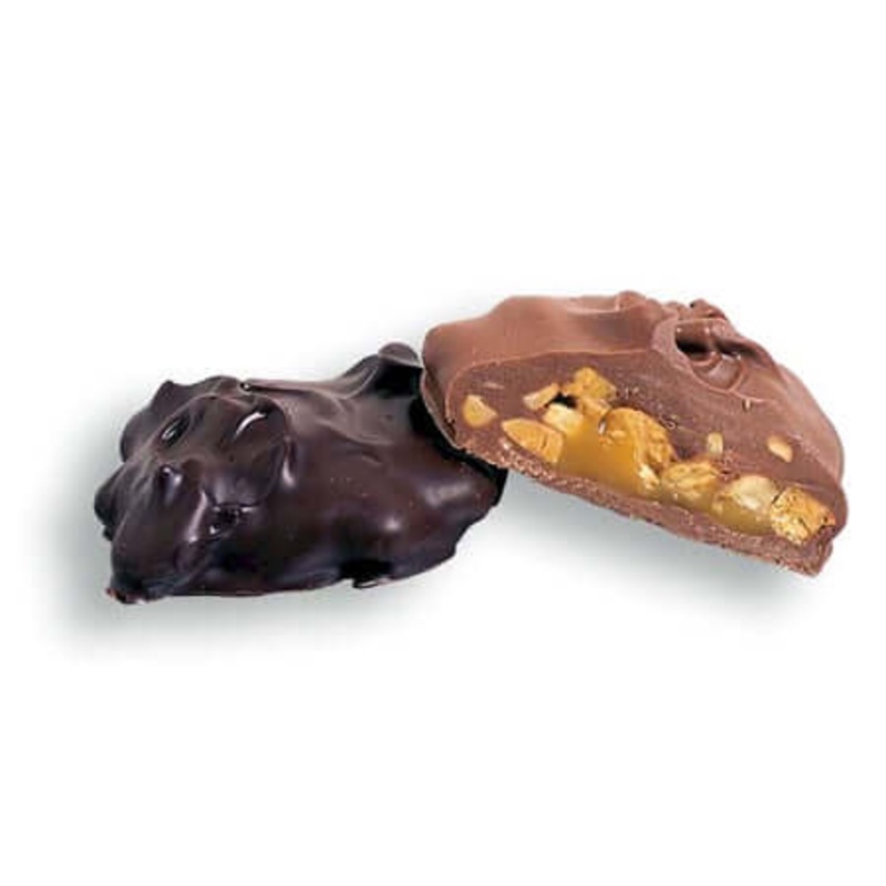 Asher Sugar Free Milk Chocolate Cashew Caramel Pattie