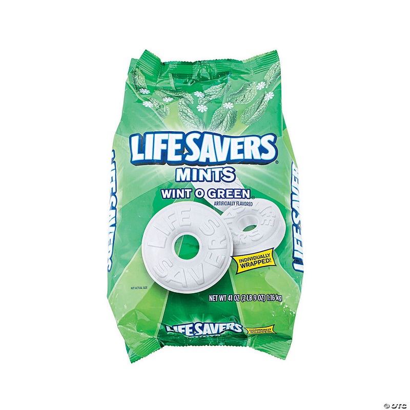 Bulk 308 Pc. Lifesavers Wint O Green Mints