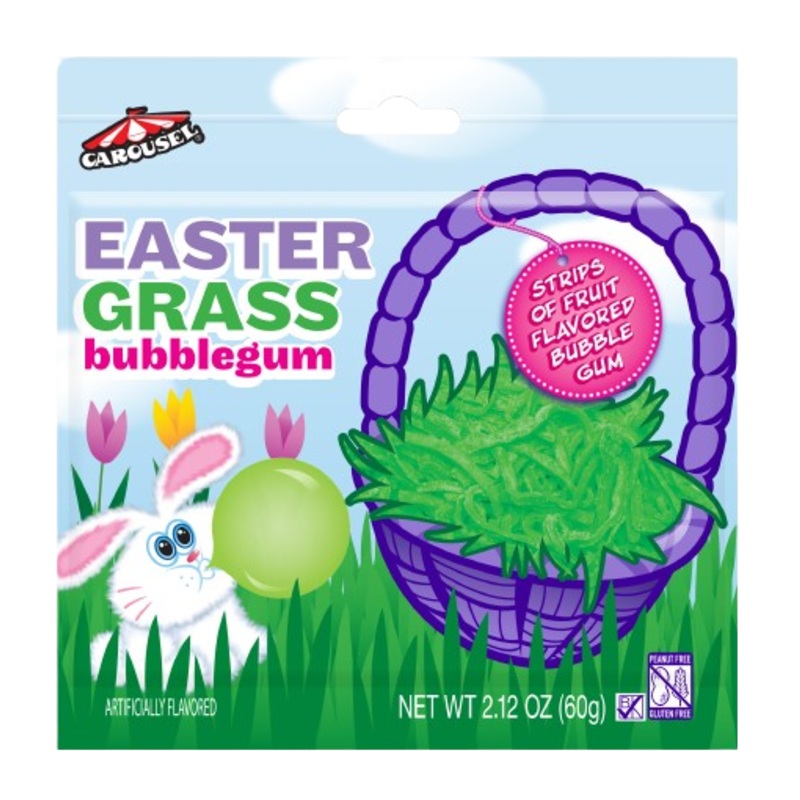 Easter Grass Bubble Gum - 2.12-oz. Pouch