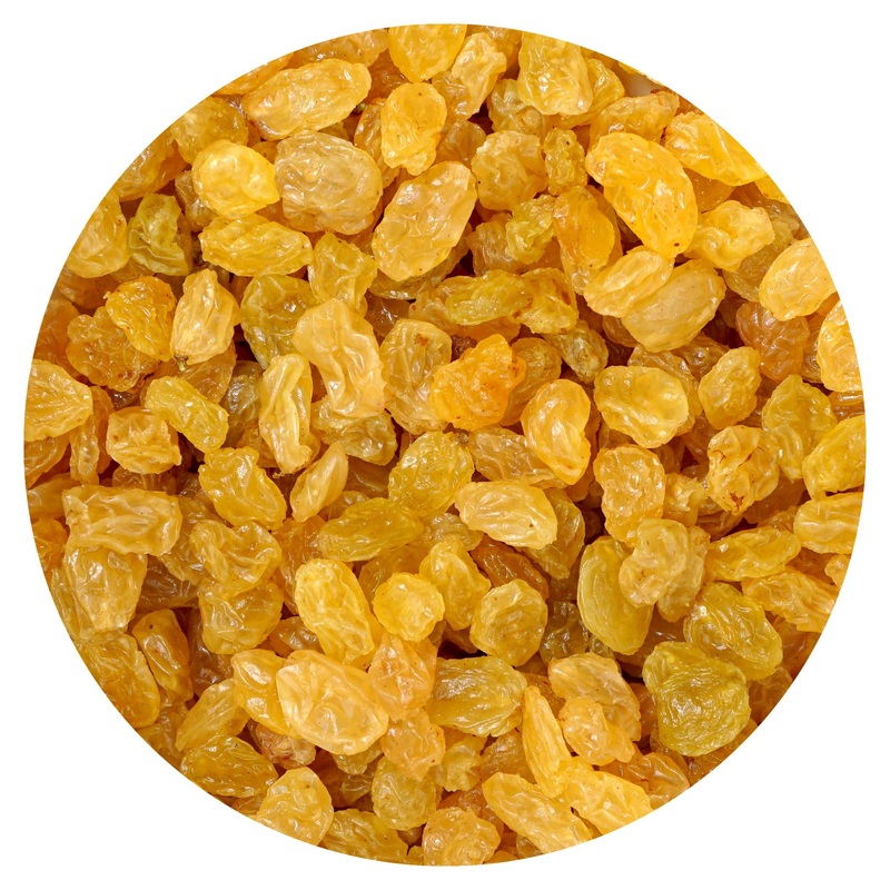 Golden Raisins, 2 Pound Bag - Premium Quality Dried Fruit by The Hampton Popcorn & Candy Company